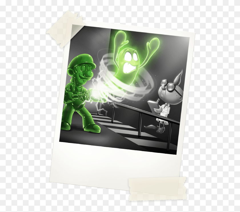 531x682 Leer Todo Sobre El Nacimiento De Este Fantasma Más Verde Agarrando Dibujos Animados, Verde, Anuncio, Cartel Hd Png Descargar