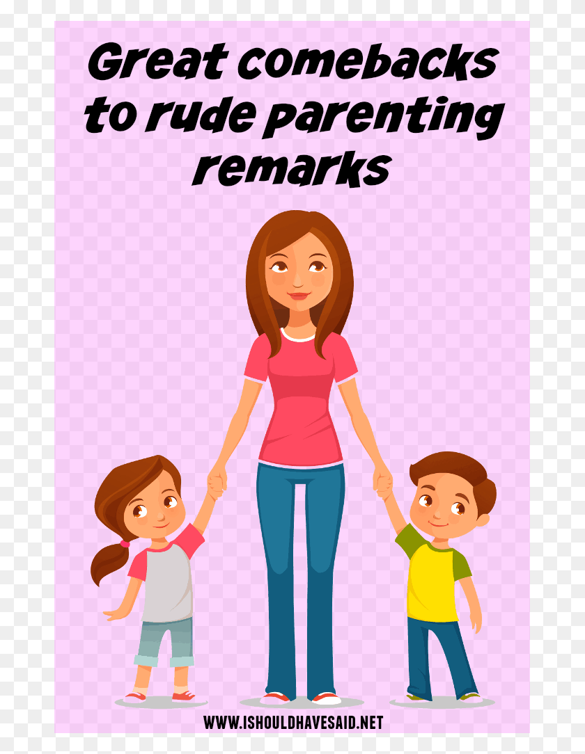 683x1024 Read And Vote On The Best Parenting Comeback Mother With Children Clipart, Person, Human, People HD PNG Download