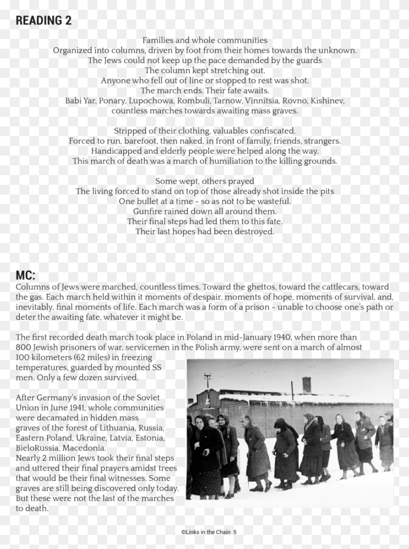 850x1166 Чтение 2 Семей И Целых Общин Организовало Освобождение Освенцима, Человек, Человек, Реклама Hd Png Скачать