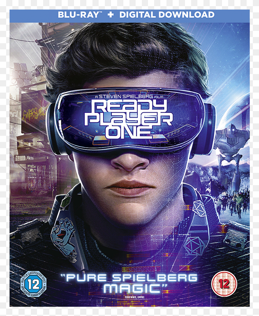 808x999 Ready Player One Blu Ray Cover, Person, Human, Sunglasses HD PNG Download