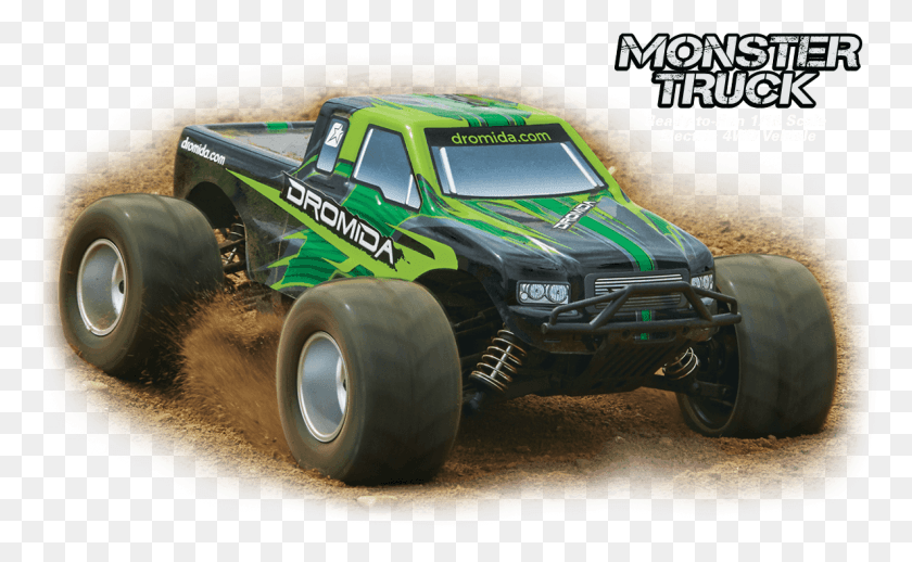 1186x697 Ready To Run 118 Scale Electric 4wd Vehicle Dromida 1 18 Monster Truck, Wheel, Machine, Car HD PNG Download