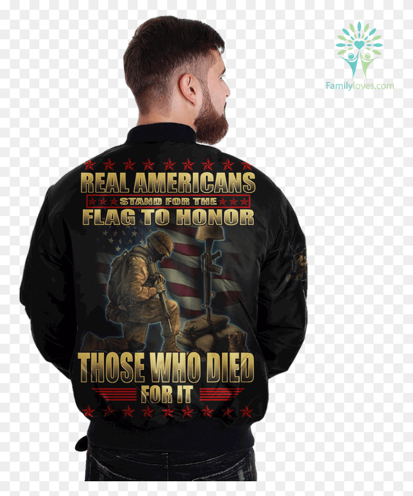 764x950 Real Americans Stand For The Flag To Honor Those Who Have Done Things That Haunt Me, Clothing, Apparel, Person HD PNG Download