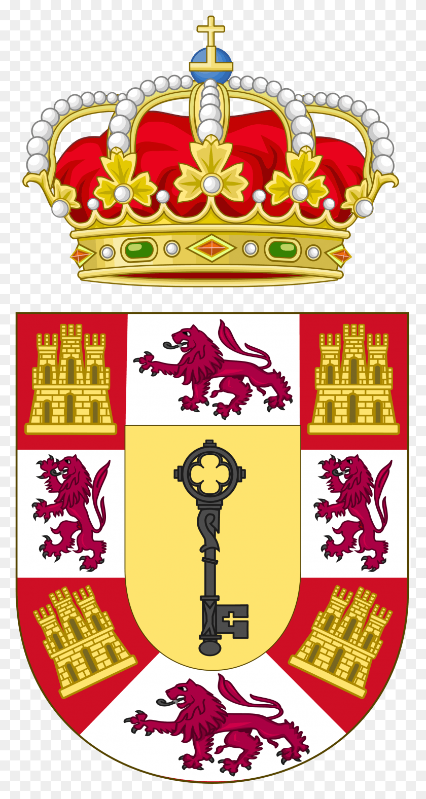 1852x3601 Real Arms Palma De Mallorca Coat Of Arms, Accessories, Accessory, Crown HD PNG Download