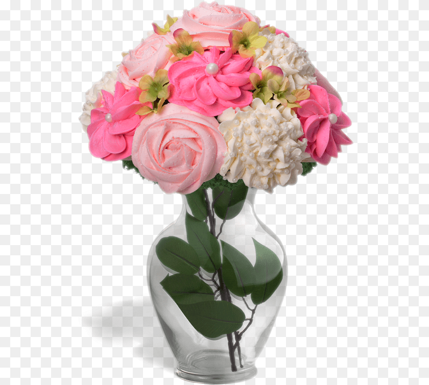 545x754 Real Bouquet Cupcake Flower Bouquet In Verona Nj, Flower Arrangement, Flower Bouquet, Plant, Rose Sticker PNG