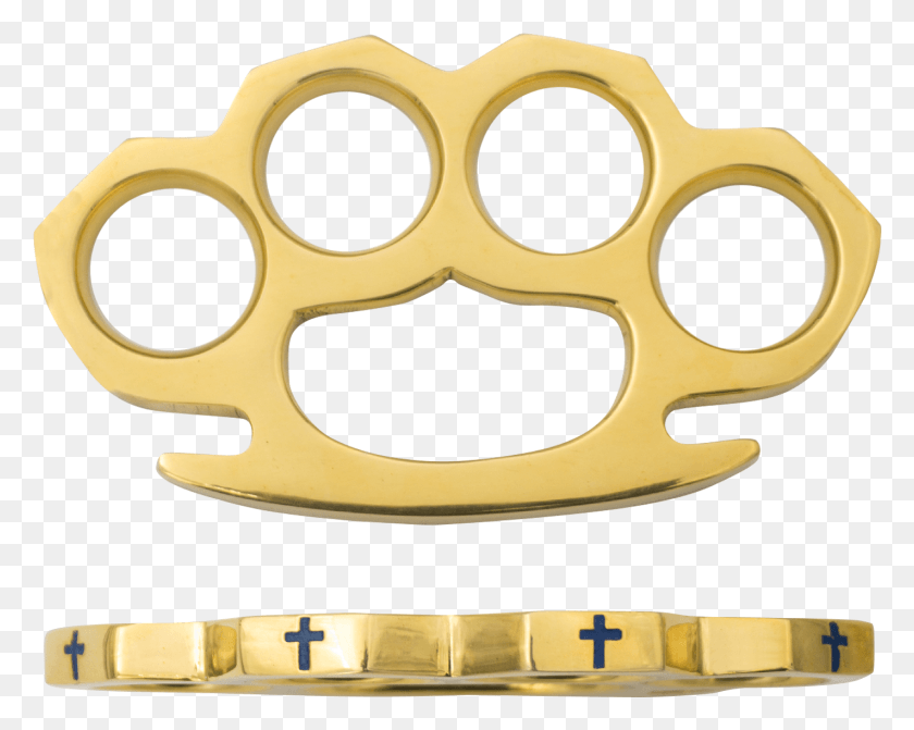 1423x1115 Real Brass Paper Weights With Cross Design Blue Cross Brass Knuckles, Gun, Weapon, Weaponry HD PNG Download