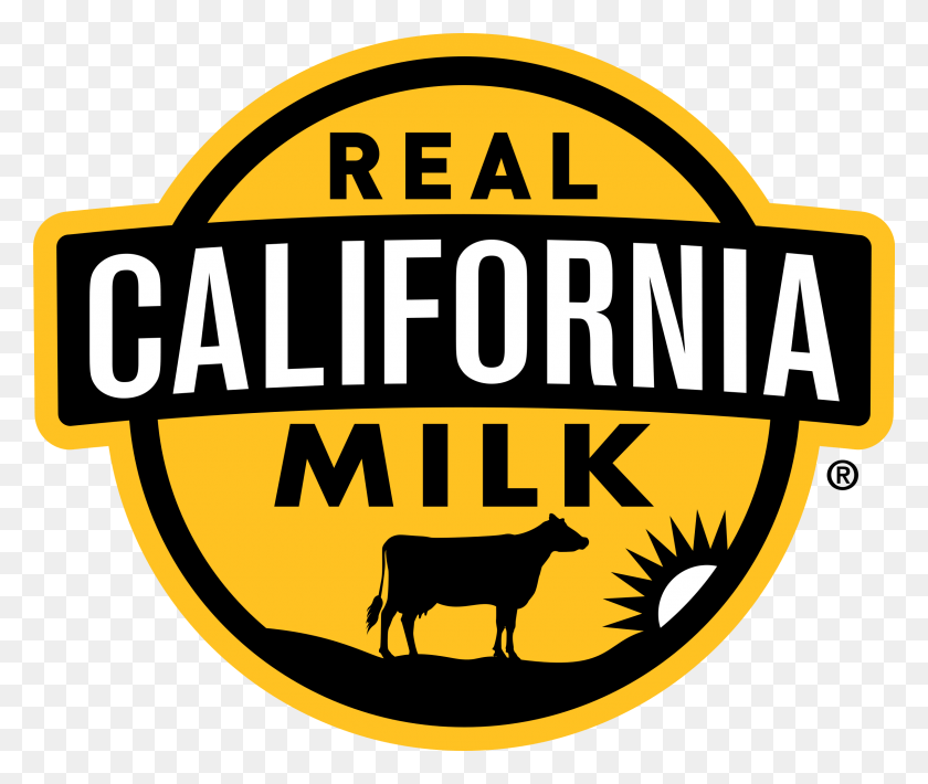 2400x2003 Real California Milk Logo Transparent California Milk Advisory Board, Cow, Cattle, Mammal HD PNG Download