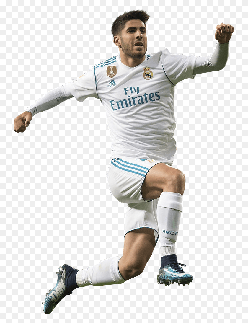 748x1034 Real Cristiano Madrid Ronaldo Football Player C Marco Asensio No Background, Person, Human, People HD PNG Download