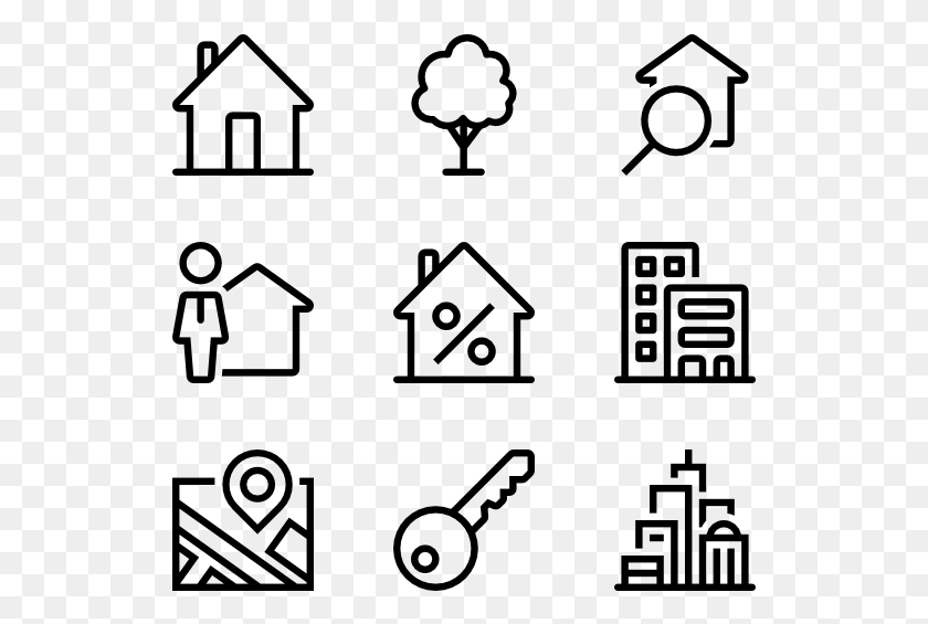 529x505 Real Estate Icons Breakfast Icon, Gray, World Of Warcraft HD PNG Download