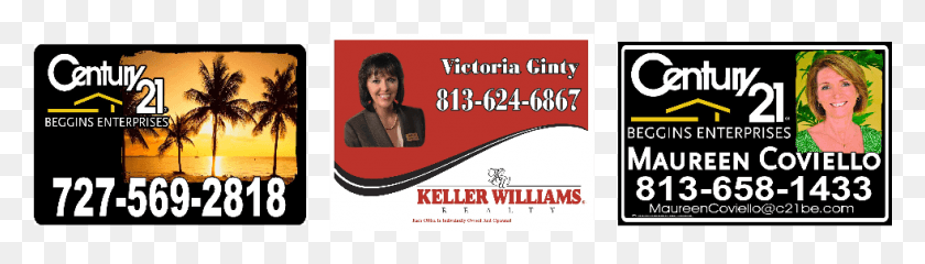 981x227 Real Estate Sign By Sign Wizard Century, Person, Text, Face HD PNG Download