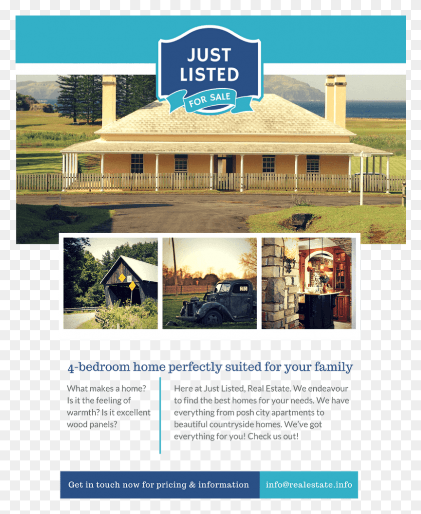 801x994 Real Estate Templates Template Ideas Tb Horse Property For Sale Mailer, Shelter, Rural, Building HD PNG Download
