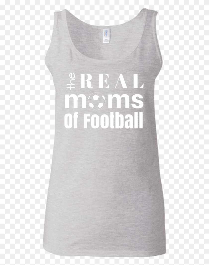 501x1004 Descargar Png Real Football Moms Ladies39 Softstyle Fitted Tank Active Tank, Ropa, Vestimenta, Libro Hd Png