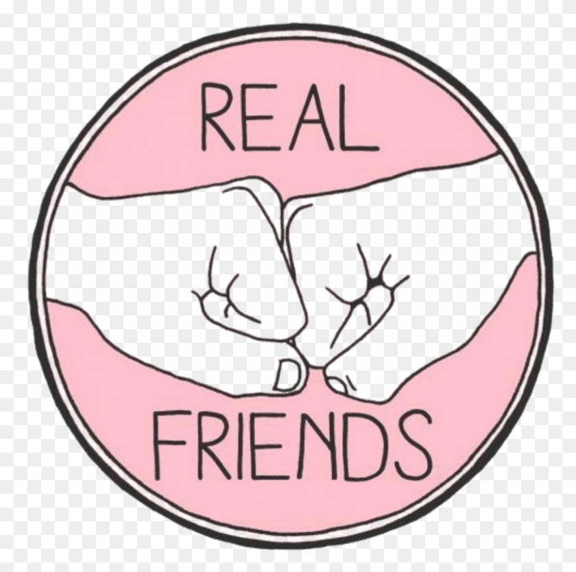 813x807 Real Friend Friends Forever Sticker Real Friends, Label, Text, Coin HD PNG Download
