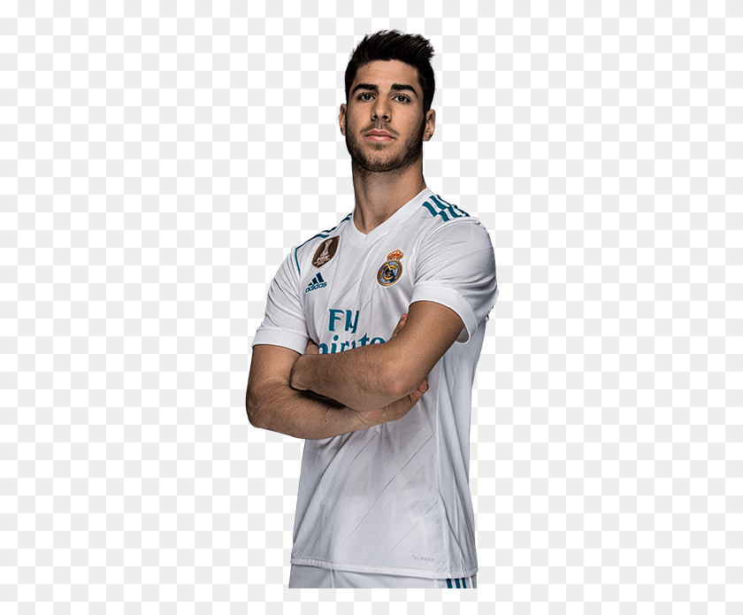 288x635 Real Madrid Cf Asensio Real Madrid, Clothing, Apparel, Person HD PNG Download
