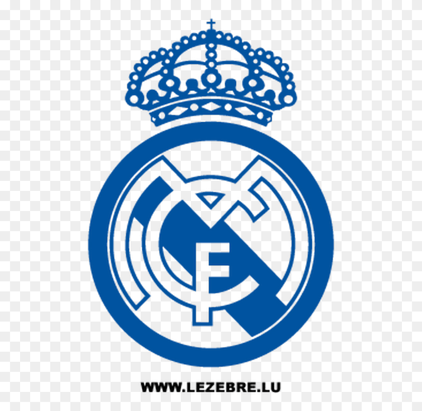 501x758 Футбольный Клуб Реал Мадрид Наклейка, Символ, Логотип, Товарный Знак Hd Png Скачать