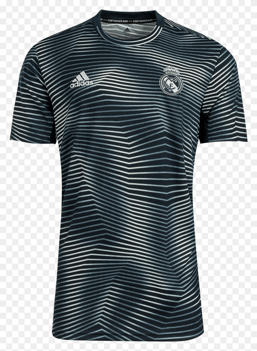 997x1388 Real Madrid Pre Match Shirt Active Shirt, Clothing, Apparel, Sleeve HD PNG Download