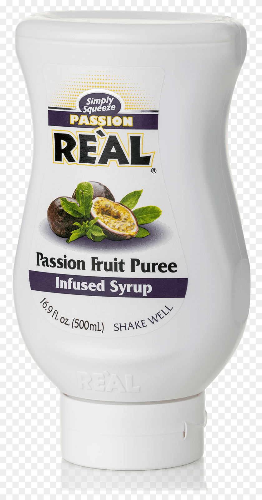 1210x2387 Real Passion Fruit Puree Lf Blueberry, Bottle, Plant, Label HD PNG Download