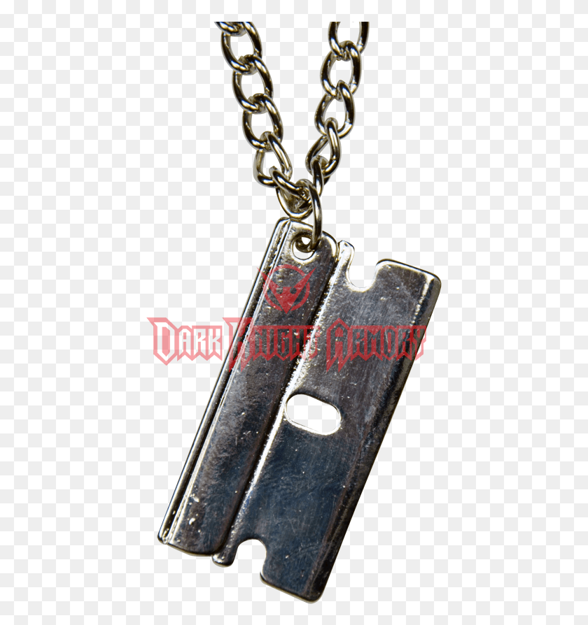 423x834 Real Razor Blade Necklace, Tool, Weapon, Weaponry Descargar Hd Png