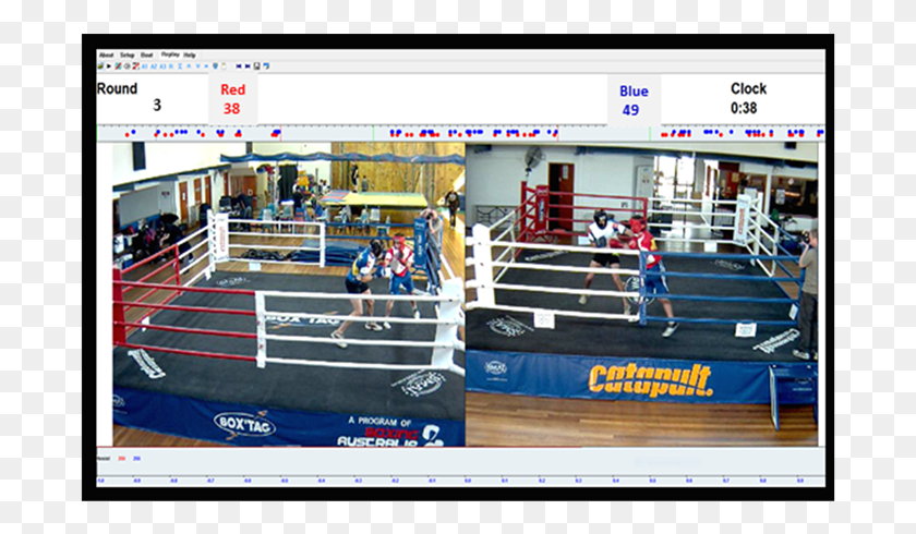 693x430 Real Time Display Of Scores In A Box39tag Contest Professional Boxing, Person, Human, Sport HD PNG Download