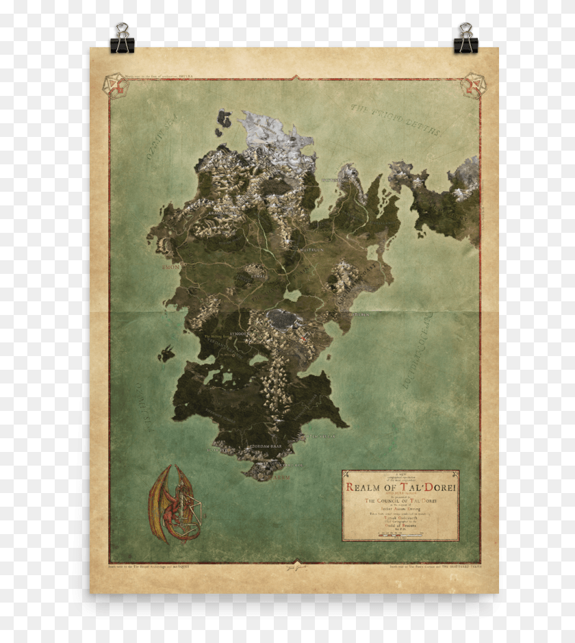 639x879 Realm Of Tal39dorei Rolled Poster Map Parchment Background Tal Dorei Map, Diagram, Atlas, Plot HD PNG Download