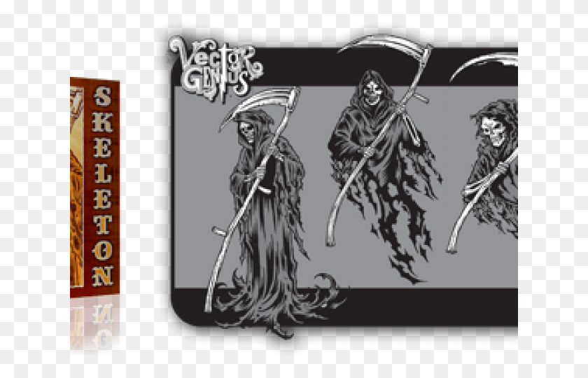 640x480 Descargar Png Reaper Clipart Clásico Grim Reaper Clip Art, Persona, Humano, Samurai Hd Png