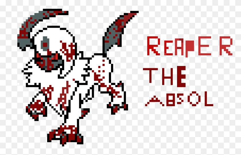 1051x651 Reaper The Absol Absol Pixel, Super Mario, Poster, Advertisement HD PNG Download