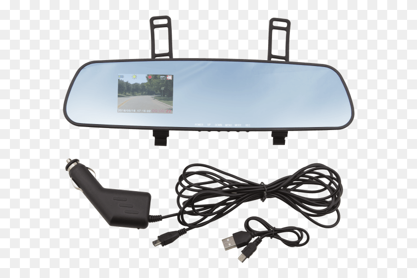 591x500 Rear View Mirror, Tub, Screen, Electronics HD PNG Download