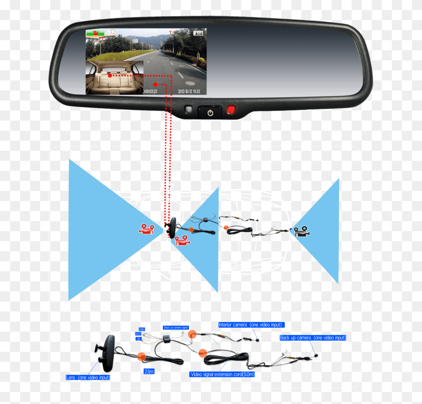 650x744 Rear View Mirror Works, Car Mirror, Car, Vehicle HD PNG Download