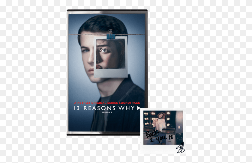 400x484 Reasons Why Season 2 Official Soundtrack Cassette Back To You Selena Gomez Album, Person, Human, Monitor HD PNG Download