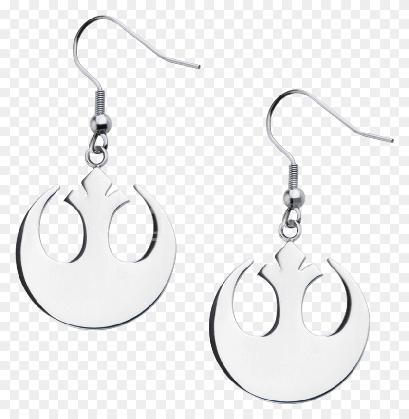 811x832 Rebel Alliance Symbol Dangle Earrings Earrings, Accessories, Accessory, Earring HD PNG Download