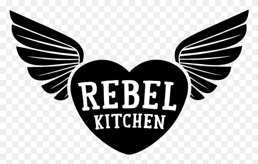 1165x709 Rebel Kitchen Logo, Text, Face, Clothing Descargar Hd Png