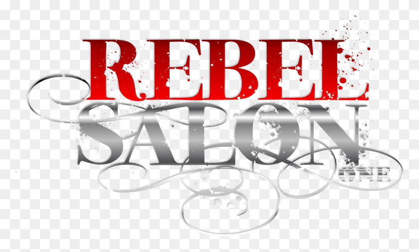2191x1255 Логотип Rebel Salon One Графический Дизайн, Текст, Алфавит, Этикетка Hd Png Скачать