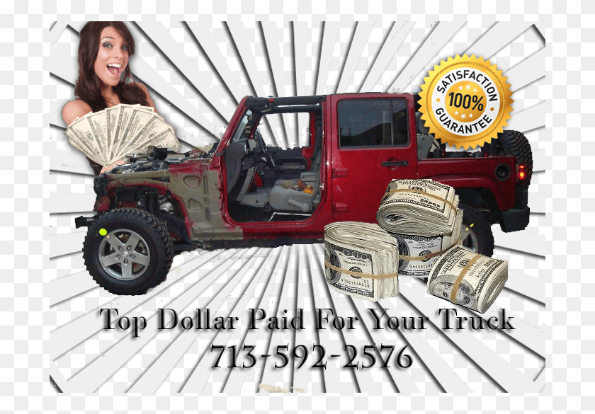 700x525 Receive A Free No Obligation Quote From A Local Junk Jeep Wrangler, Person, Human, Wheel HD PNG Download