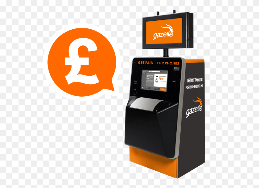 565x549 Receive Your Offer Sign, Kiosk, Machine, Mobile Phone HD PNG Download