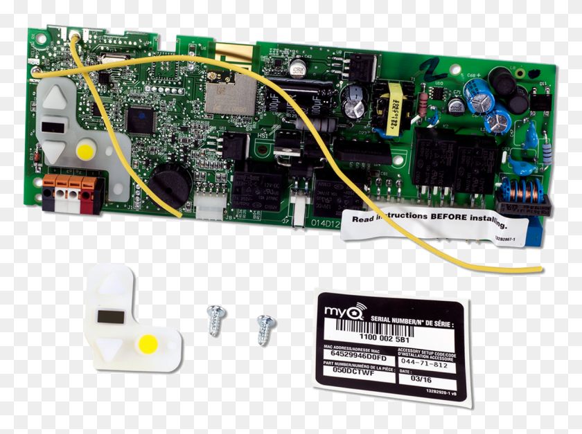 1150x836 Receiver Logic Board Dc Wifi Garage Door Opener, Electronics, Computer, Electronic Chip HD PNG Download