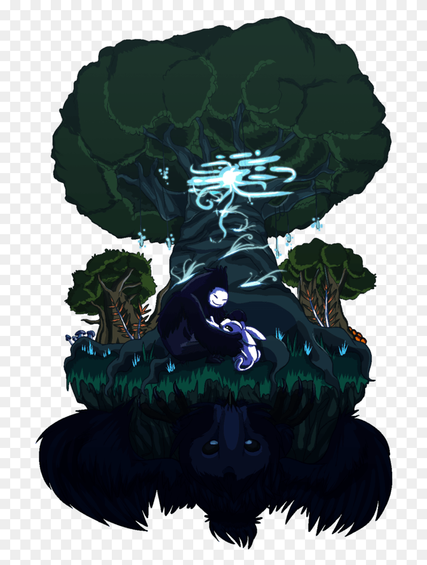 706x1050 Recenziya Na Ori And The Blind Forest Ori And The Blind Forest Icon, Graphics, Vegetation HD PNG Download