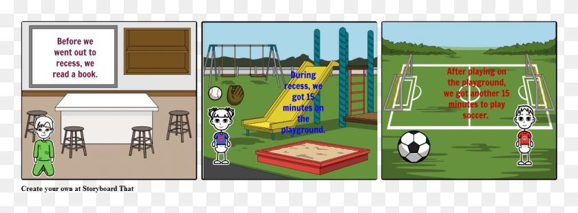1145x367 Recess Comics, Outdoor Play Area, Play Area, Playground HD PNG Download
