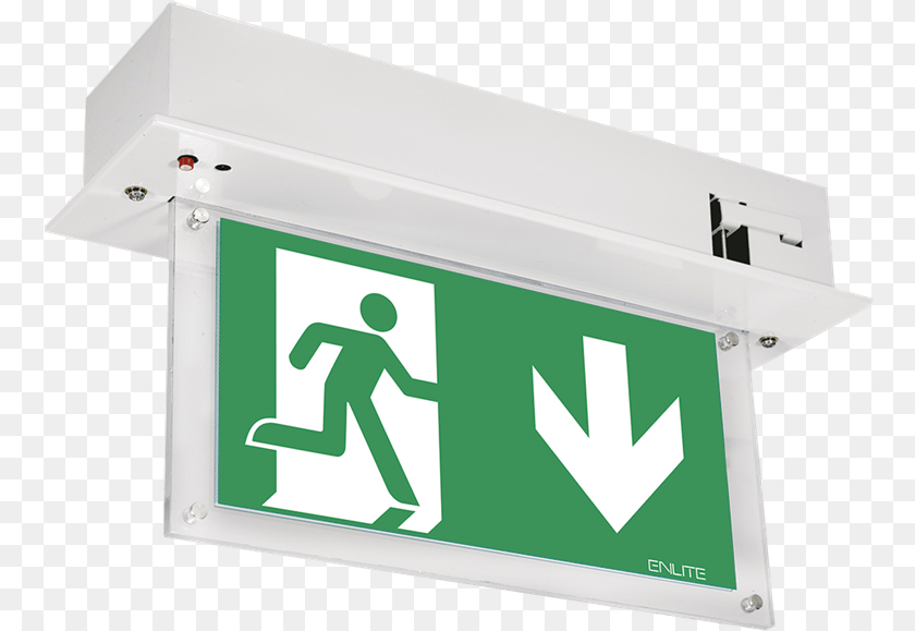 Recess Emergency Exit Sign Teknoware Emergency Light, Symbol, Mailbox, Electronics, Screen Transparent PNG