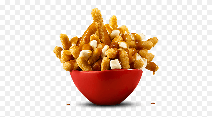 420x403 Recipe Chicken Fries Poutine Poutine Transparent, Snack, Food, Bowl HD PNG Download