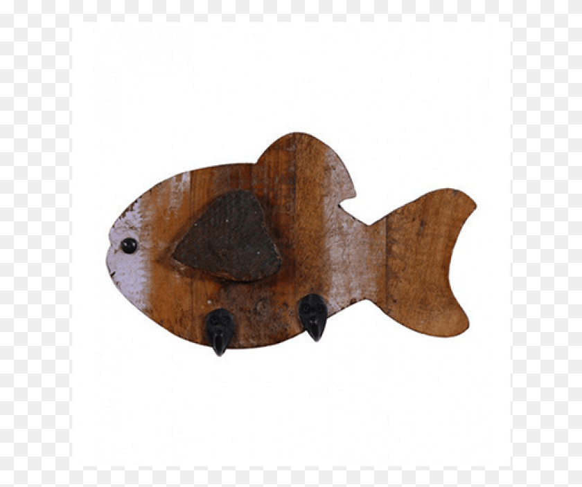 634x644 Reclaimed Wood Made Fish Hook Electric Ray, Axe, Tool, Coat Rack HD PNG Download