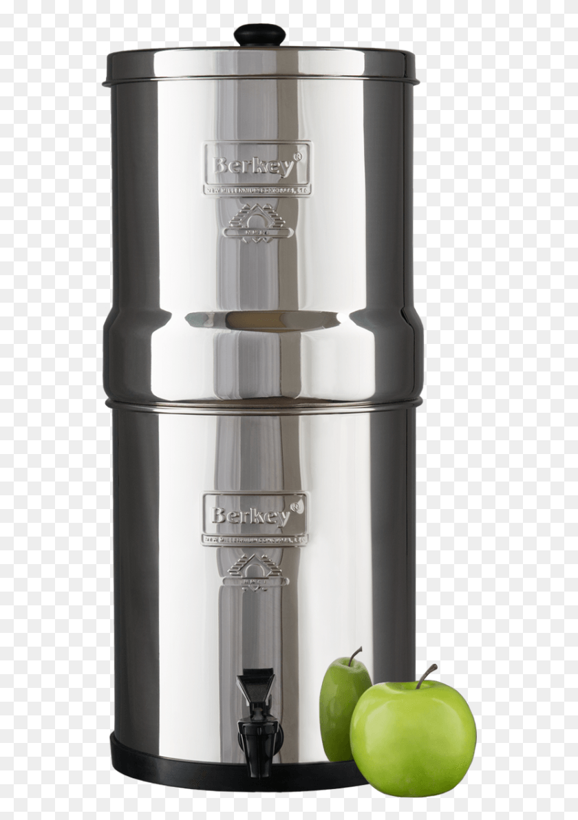 549x1132 Recommended For 2 4 People In The 2 Filter Configuration Berkey System With Apple, Bottle, Shaker, Barrel HD PNG Download