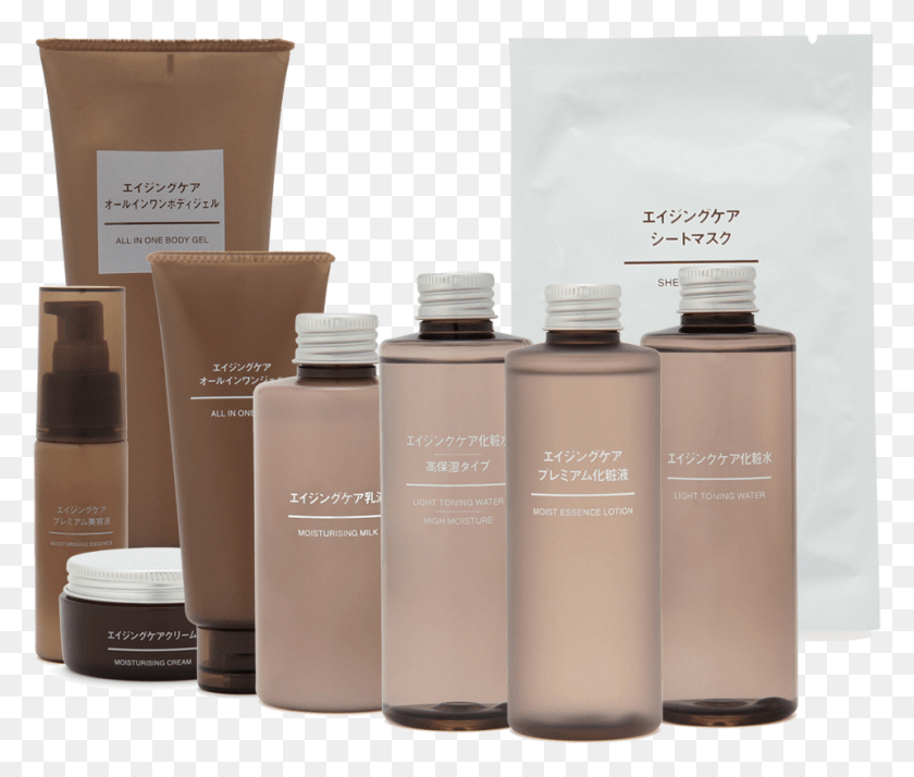 960x805 Recommended Skin Care For You Aging Series Muji Packaging Skincare, Bottle, Cosmetics, Cylinder HD PNG Download