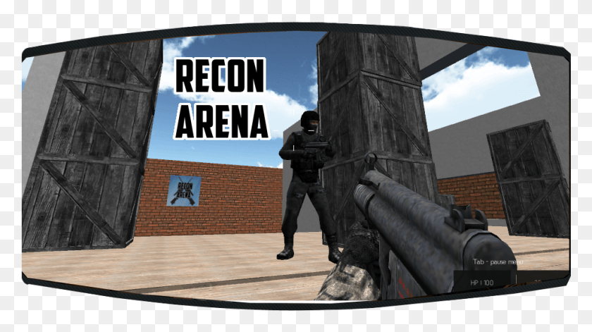 961x507 Recon Arena Recon Arena - Это Браузерный Онлайн-Постер Для Многопользовательской Игры, Человек, Человек, Counter Strike Hd Png Скачать