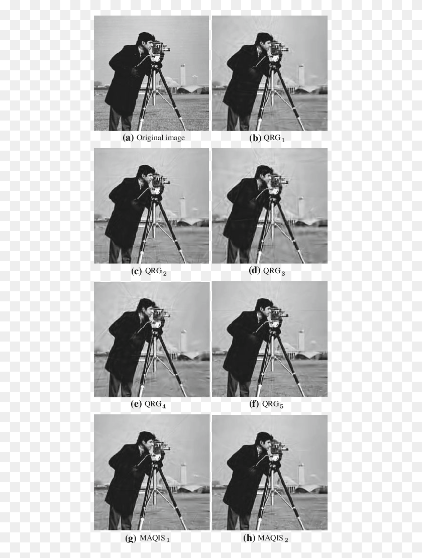 465x1051 Reconstructed Cameraman 2 Images Quantization Noise In Image Processing, Tripod, Photographer, Person HD PNG Download
