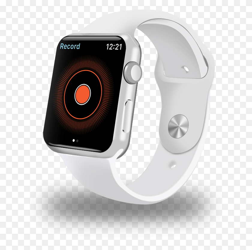 673x774 Record Audio With Noteshelf 2 On Your Apple Watch Iwatch Mockup Psd, Wristwatch, Helmet, Clothing HD PNG Download