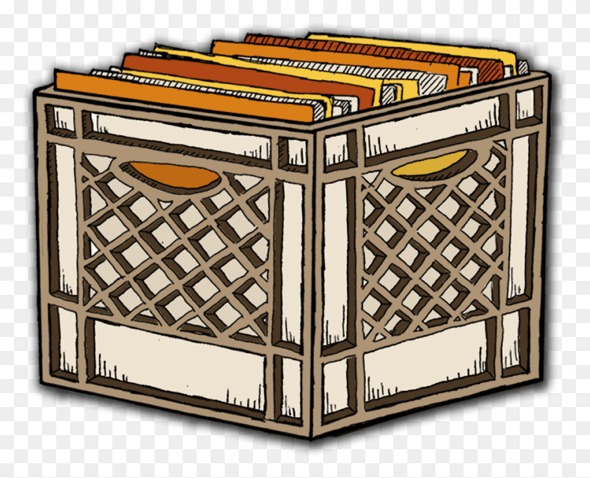 928x739 Record Crate Record Crate Illustration, Gate, Potted Plant, Plant HD PNG Download