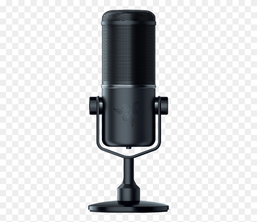 266x664 Recording Microphone With Stand Razer Mikrofonas, Studio, Electronics, Electrical Device HD PNG Download