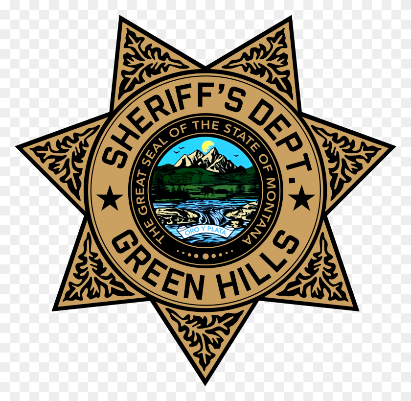 4823x4699 Recreated The Logo Of The Sheriff Department In Ladysmith39s Sonic Movie 2019 Green Hill, Symbol, Trademark, Badge HD PNG Download