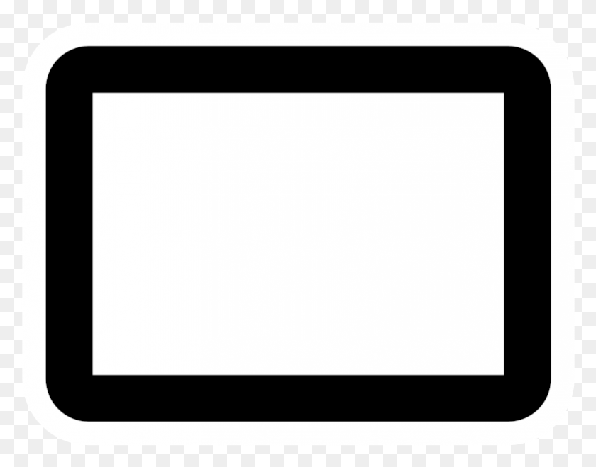 785x603 Rectangle Clipart Rectangel Tick Box Empty, Projection Screen, Screen, Electronics HD PNG Download