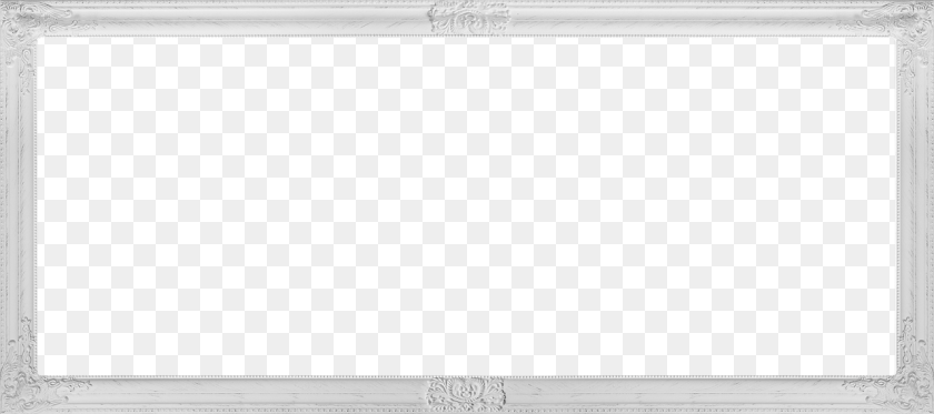 Rectangular White Frame, Blackboard Transparent PNG