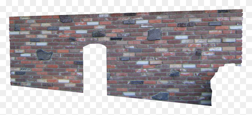 2464x1022 Rectified Texture Detail Wall, Brick, Architecture, Building HD PNG Download